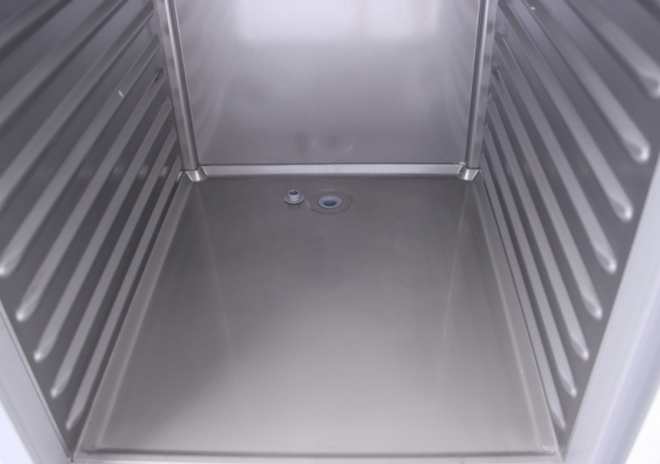 Edelstahl Tiefkühlschrank,  653 x 842 x 2040 mm, -18°C/-21°C, Umluft